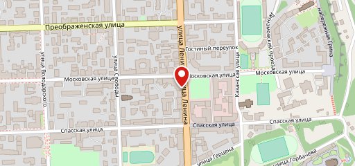 Большая столовая на карте