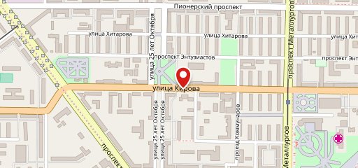 Столовая на карте