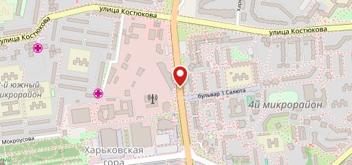 Бонифаций на карте