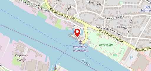 Bootshaus Blumenthal Restaurant mit Weserblick на карте