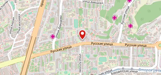 Бородино на карте