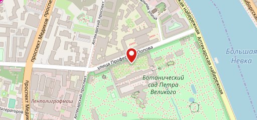 Ботанический сад на карте