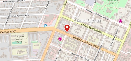 Оливье на карте