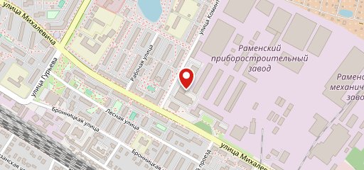 Боулинг Клуб Авиатор на карте