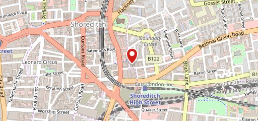 Boundary Shoreditch на карте