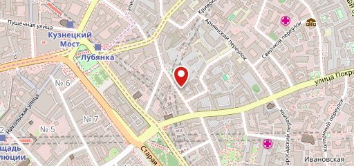 Бурбон стрит на карте