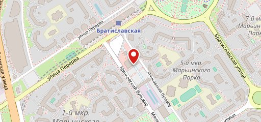 Шаурма на Братиславской на карте