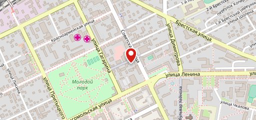 Брестский круассан на карте
