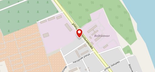 Бригантина на карте
