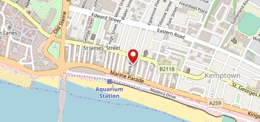 Brighton Rocks на карте