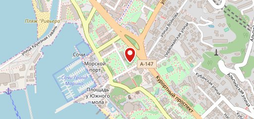 Бродвей на карте