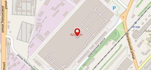 Бродвей, кафе на карте