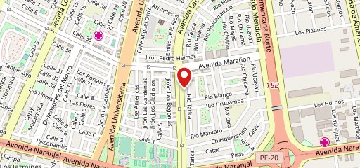 Brown Café Aomore Lima на карте
