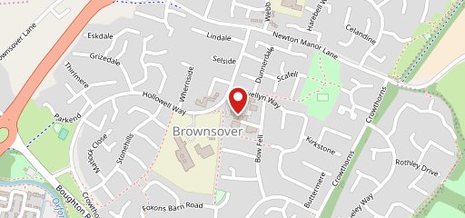 Brownsover Fish Bar на карте