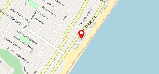 Balneario Bruni beach на карте