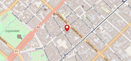 Bubble tea Riga - Barona на карте