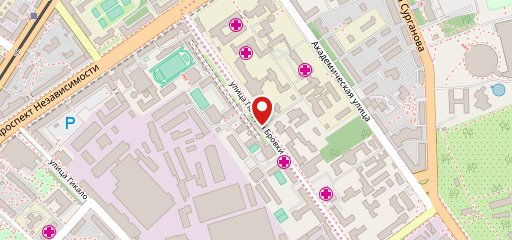 Буфет 3 корпуса БГУИР на карте
