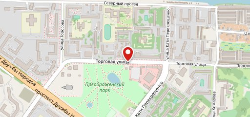 Буфет на карте