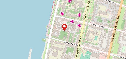 Буфет на карте
