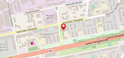 Буфет на карте