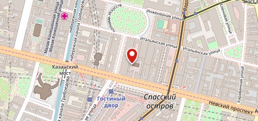 Буфет большого зала филармонии на карте