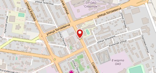 Буфет на карте