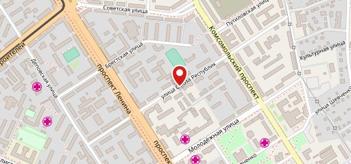 Буфет горячего питания на карте