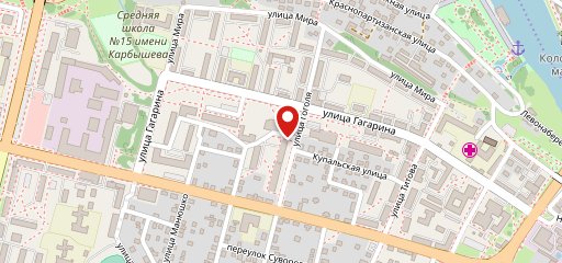 Буфет на карте