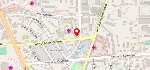 Буфет на карте