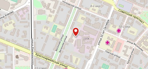 Буфет на карте