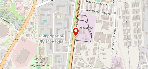 Буфет на карте
