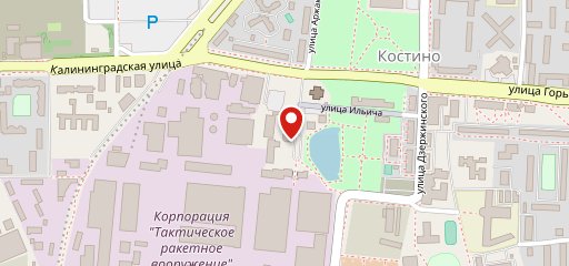 Буфет на карте