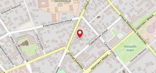 Буфет на карте