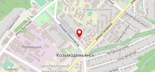 Буфет на карте