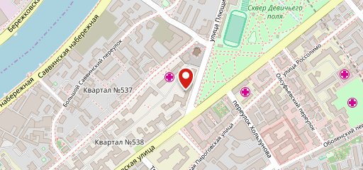 Буфет на карте