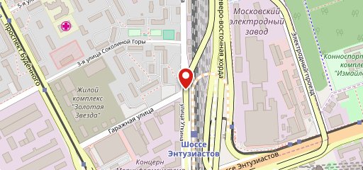 Буфет на карте