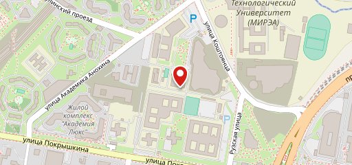 Буфет на карте