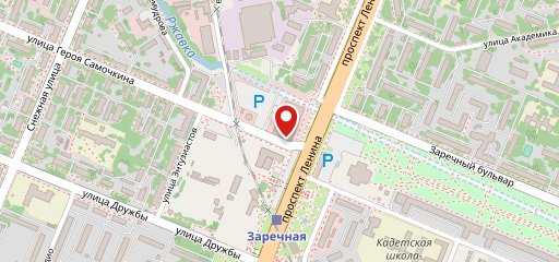 Буфетъ на карте