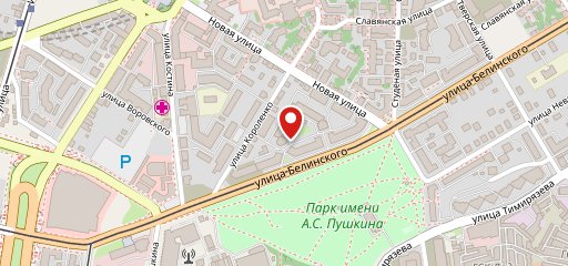 Буфет на карте