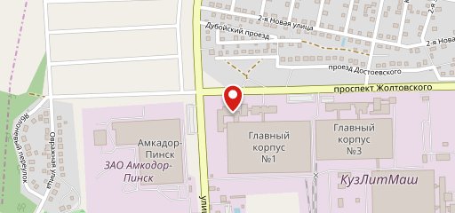 Буфет на карте
