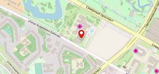Кафе столовая на карте