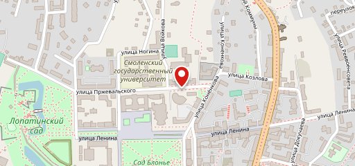 Буфет на карте