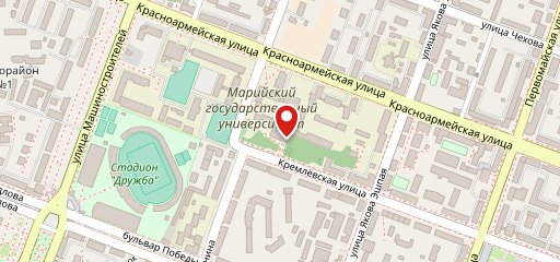 Буфет столовой МарГУ на карте