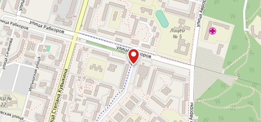 Буфет на карте