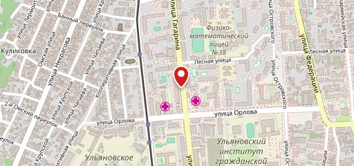Буфет на карте