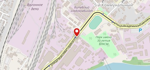 Буфет на карте