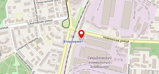 Буфет на карте