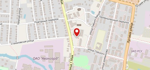 Буфет на карте