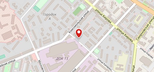 Буфет на карте