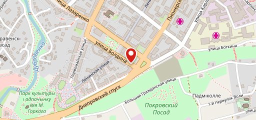 Буфет на карте